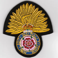Royal Fusiliers Wire Blazer Badge